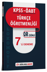 Dijital Hoca ÖABT Türkçe Öğretmenliği Lokomotif 7 Deneme QR Çözümlü Dijital Hoca Akademi