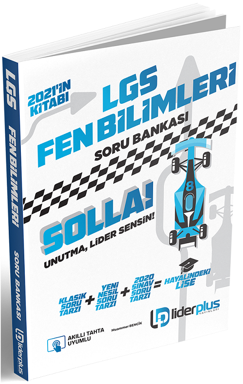SÜPER FİYAT - Lider Plus 2021 LGS 8. Sınıf Fen Bilimleri Soru Bankası Lider Plus Yayınları