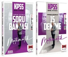 Yargı 2025 KPSS Matematik Soru Bankası + 15 Deneme 2 li Set - Deniz Atalay Yargı Yayınları