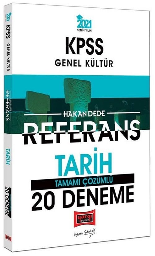 SÜPER FİYAT - Yargı 2021 KPSS Tarih Referans 20 Deneme Çözümlü - Hakan Dede Yargı Yayınları