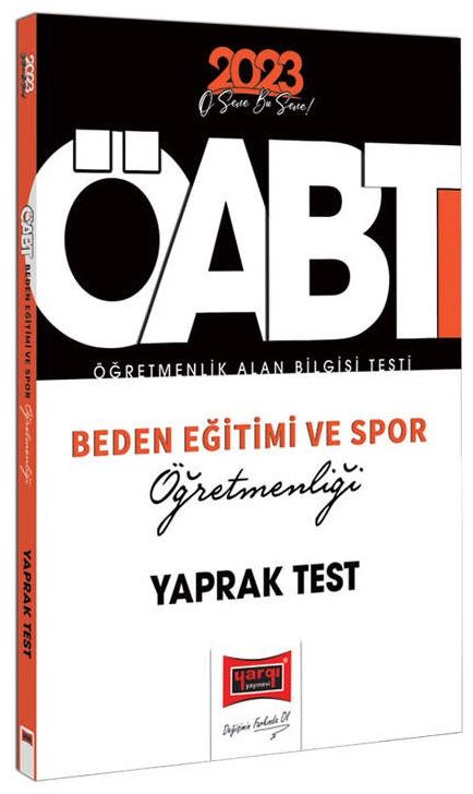 Yargı 2023 ÖABT Beden Eğitimi Öğretmenliği Yaprak Test Yargı Yayınları