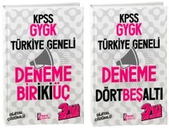 SÜPER FİYAT - İsem 2025 KPSS Genel Yetenek Genel Kültür Türkiye Geneli 6 Deneme (1-2-3-4-5-6) 2 li Set İsem Yayınları