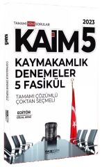 Yakın Eğitim 2023 Kaymakamlık KAİM Fasikül 5 Deneme Çözümlü Yakın Eğitim Yayınları