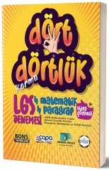 Çapa 8. Sınıf LGS Dört Dörtlük Karma Denemesi Video Çözümlü Çapa Yayınları