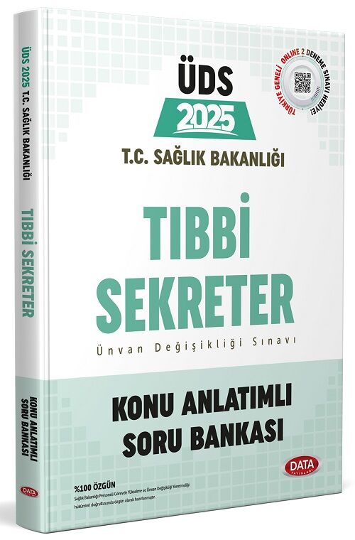 Data 2025 GYS ÜDS Sağlık Bakanlığı Tıbbi Sekreter Konu Anlatımlı Soru Bankası Ünvan Değişikliği Data Yayınları