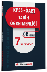 Dijital Hoca ÖABT Tarih Öğretmenliği Lokomotif 7 Deneme QR Çözümlü Dijital Hoca Akademi