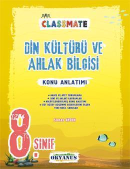 Okyanus 8. Sınıf Din Kültürü ve Ahlak Bilgisi Classmate Konu Anlatımlı Okyanus Yayıncılık