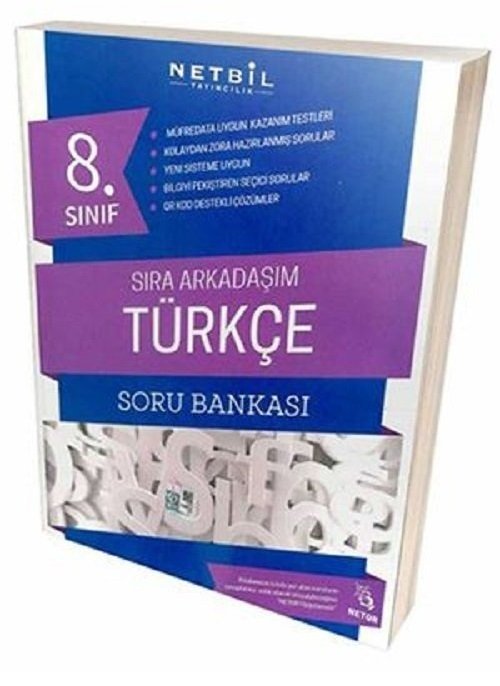 SÜPER FİYAT - Bilfen Netbil 8. Sınıf Türkçe Sıra Arkadaşım Soru Bankası Bilfen Netbil Yayınları