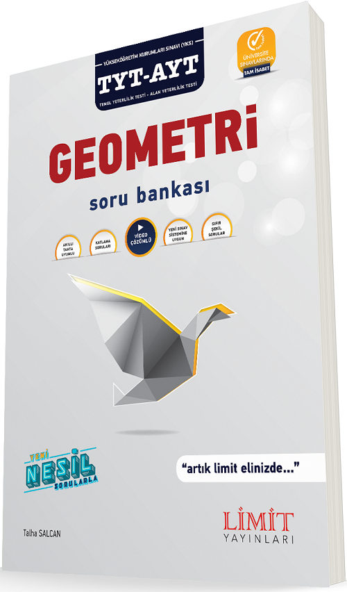 Limit YKS TYT AYT Geometri Soru Bankası Video Çözümlü Limit Yayınları