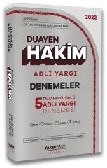 Yakın Eğitim 2022 Adli Yargı Hakimlik Duayen 5 Deneme Çözümlü Yakın Eğitim Yayınları