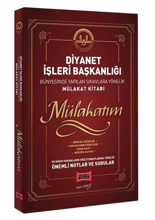 Yargı Diyanet İşleri Başkanlığı Mülakatım Mülakat Kitabı Yargı Yayınları