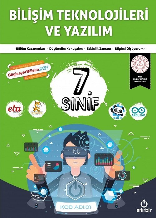 Sıfırbir 7. Sınıf Bilişim Teknolojileri ve Yazılım Sıfırbir Yayınları