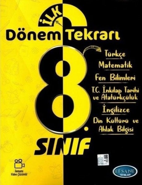 Efsane 8. Sınıf İlk Dönem Tekrarı Efsane Yayınları