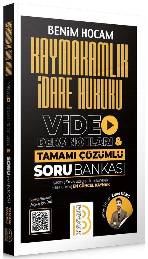 Benim Hocam Kaymakamlık İdare Hukuku Video Ders Notları ve Soru Bankası Çözümlü- Emre Genç Benim Hocam Yayınları