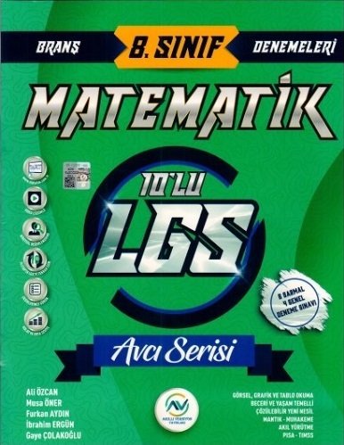 Av Yayınları 8. Sınıf LGS Matematik Avcı 10 lu Deneme Av Yayınları