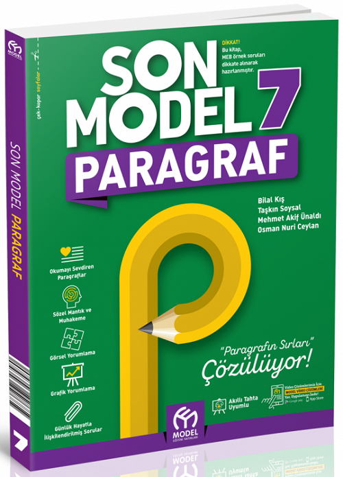 Model 7. Sınıf Paragraf Son Model Soru Bankası Model Eğitim Yayınları