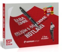 SÜPER FİYAT - Uzman Kariyer KPSS Eğitim Bilimleri Gelişim - Öğrenme Baba Zümre El Yazması Ders Notları Zafer Özcan Oflazoğlu Uzman Kariyer Yayınları