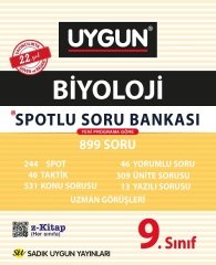 Sadık Uygun 9. Sınıf Biyoloji Spotlu Soru Bankası Sadık Uygun Yayınları