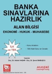 Akademi Banka Sınavları Alan Bilgisi Ekonomi-Hukuk-Muhasebe Konu Anlatımlı Akademi Consulting Yayınları