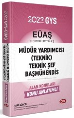 Data 2022 GYS EÜAŞ Müdür Yardımcısı (Teknik), Teknik Şef, Başmühendis Alan Konuları Konu Anlatımlı Görevde Yükselme Data Yayınları