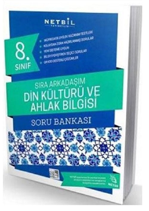 SÜPER FİYAT - Bilfen Netbil 8. Sınıf Din Kültürü ve Ahlak Bilgisi Sıra Arkadaşım Soru Bankası Bilfen Netbil Yayınları