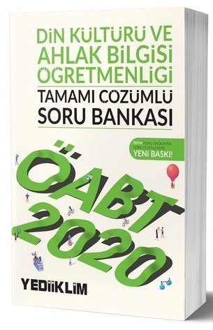 Yediiklim 2020 ÖABT Din Kültürü Öğretmenliği Soru Bankası Çözümlü Yediiklim Yayınları