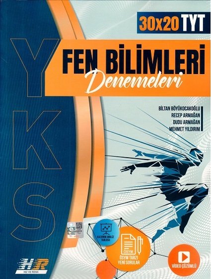 Hız ve Renk YKS TYT Fen Bilimleri 30x20 Deneme Hız ve Renk Yayınları