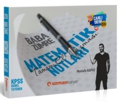 SÜPER FİYAT - Uzman Kariyer KPSS Matematik Baba Zümre El Yazması Ders Notları Uzman Kariyer Yayınları