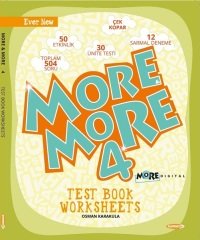 Kurmay ELT More and More English 4 Worksheets Test Book Kurmay ELT Yayınları