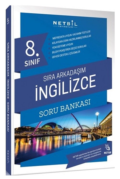 SÜPER FİYAT - Bilfen Netbil 8. Sınıf İngilizce Sıra Arkadaşım Soru Bankası Bilfen Netbil Yayınları