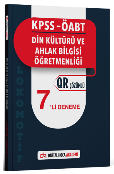 Dijital Hoca ÖABT Din Kültürü Öğretmenliği Lokomotif 7 Deneme QR Çözümlü Dijital Hoca Akademi