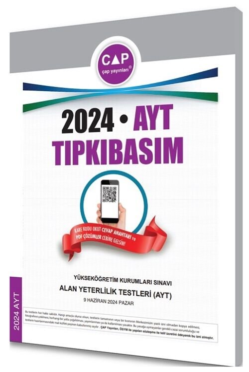 Çap Yayınları 2023 TYT Çıkmış Sorular Tıpkı Basım Çap Yayınları