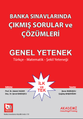 Akademi Banka Sınavları Genel Yetenek Çıkmış Sorular ve Çözümleri Akademi Consulting Yayınları