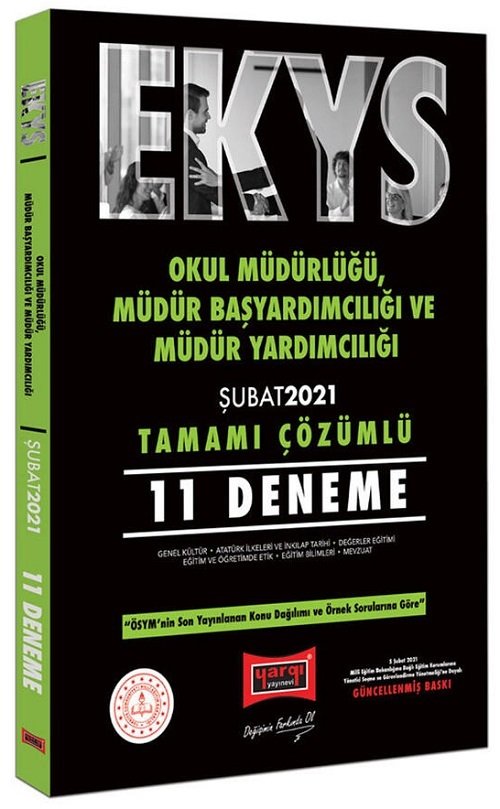 Yargı 2021 MEB EKYS Okul Müdür ve Yardımcılığı 11 Deneme Çözümlü Yargı Yayınları