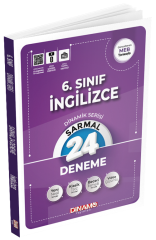 Dinamo 6. Sınıf İngilizce Sarmal 24 lü Deneme Dinamik Serisi Dinamo Yayınları