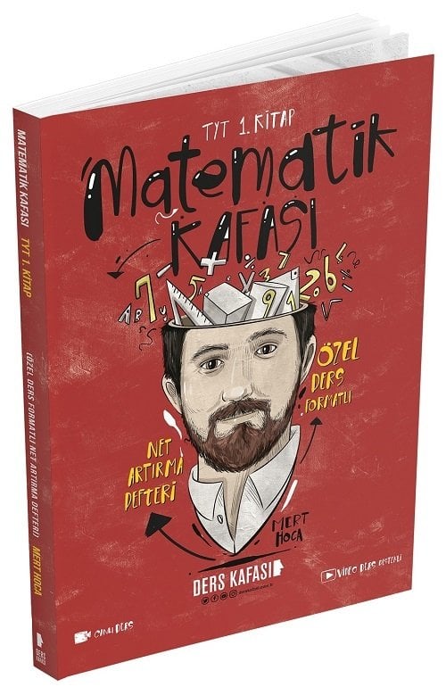 SÜPER FİYAT - Ders Kafası YKS TYT Matematik Kafası 1. Kitap Özel Ders Formatlı Net Arttırma Defteri - Mert Hoca Ders Kafası Yayınları