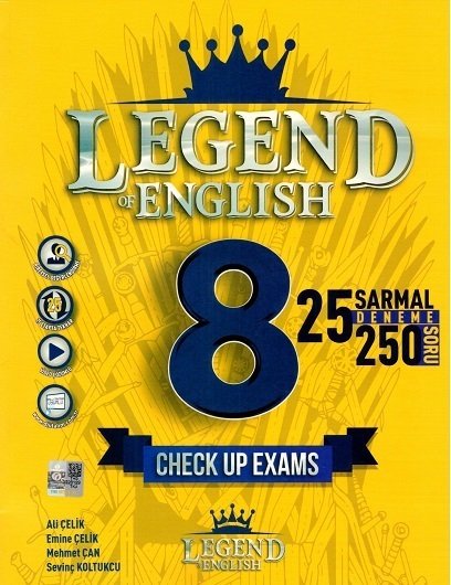 Legend 8. Sınıf İngilizce Check Up Exams 25 Deneme Legend English