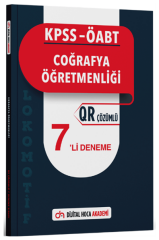 Dijital Hoca ÖABT Coğrafya Öğretmenliği Lokomotif 7 Deneme QR Çözümlü Dijital Hoca Akademi