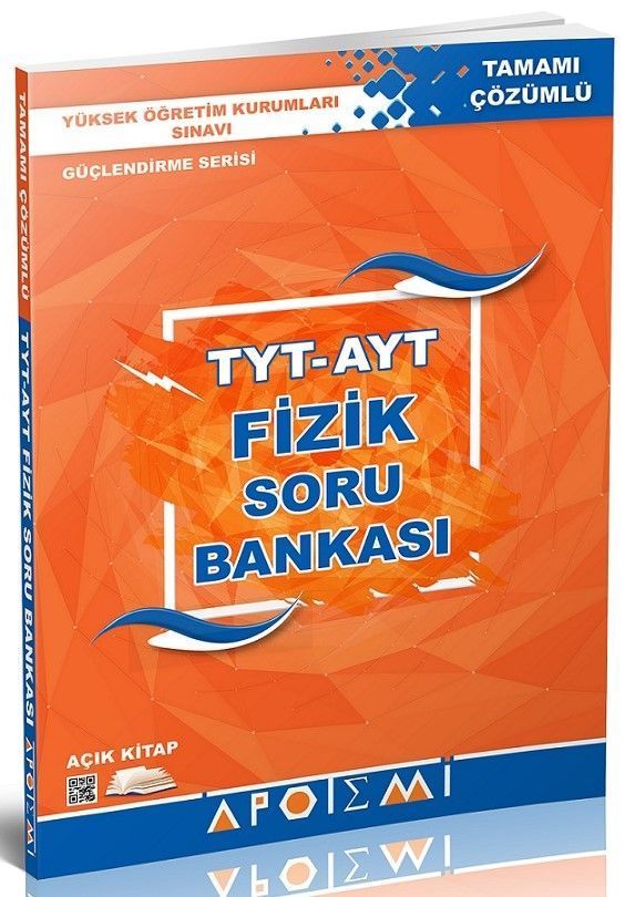 Apotemi YKS TYT AYT Fizik Soru Bankası Apotemi Yayınları