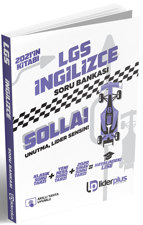 SÜPER FİYAT - Lider Plus 2021 LGS 8. Sınıf İngilizce Soru Bankası Lider Plus Yayınları
