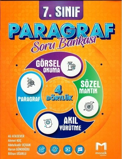 Mozaik 7. Sınıf Paragraf Soru Bankası Mozaik Yayınları