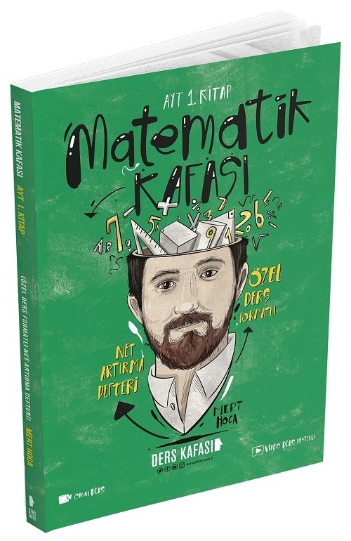 SÜPER FİYAT - Ders Kafası YKS AYT Matematik Kafası 1. Kitap Özel Ders Formatlı Net Arttırma Defteri - Mert Hoca Ders Kafası Yayınları