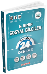 Dinamo 6. Sınıf Sosyal Bilgiler Sarmal 24 lü Deneme Dinamik Serisi Dinamo Yayınları