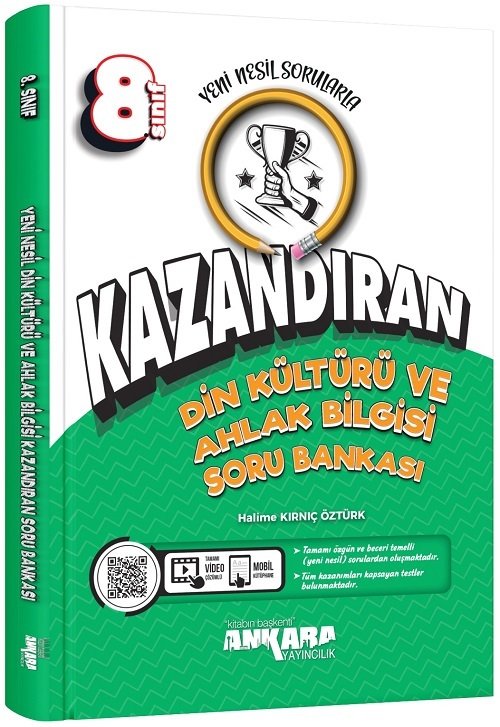 Ankara Yayıncılık 8. Sınıf Din Kültürü ve Ahlak Bilgisi Kazandıran Soru Bankası Ankara Yayıncılık