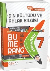 Günay 7. Sınıf Din Kültürü ve Ahlak Bilgisi Bumerang Soru Bankası Günay Yayınları