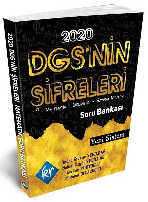 KR Akademi 2020 DGS nin Şifreleri Soru Bankası Çözümlü KR Akademi Yayınları