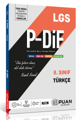 Puan 8. Sınıf LGS Türkçe PDİF Konu Anlatım Föyleri Puan Yayınları