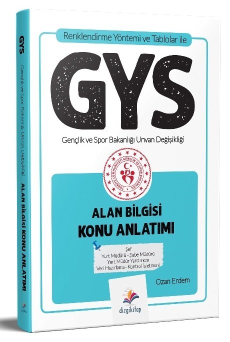 Dizgi Kitap 2021 GYS Gençlik ve Spor Bakanlığı Alan Bilgisi Konu Anlatımı Görevde Yükselme Dizgi Kitap