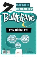 Günay 7. Sınıf Fen Bilimleri Bumerang Konu Konu Haftalık Denemeler Günay Yayınları