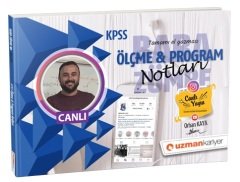 Uzman Kariyer 2019 KPSS Eğitim Bilimleri Ölçme ve Program Notları Tamamı El Yazması Uzman Kariyer Yayınları